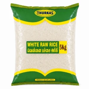 Thurkas White Raw Rice 5kg